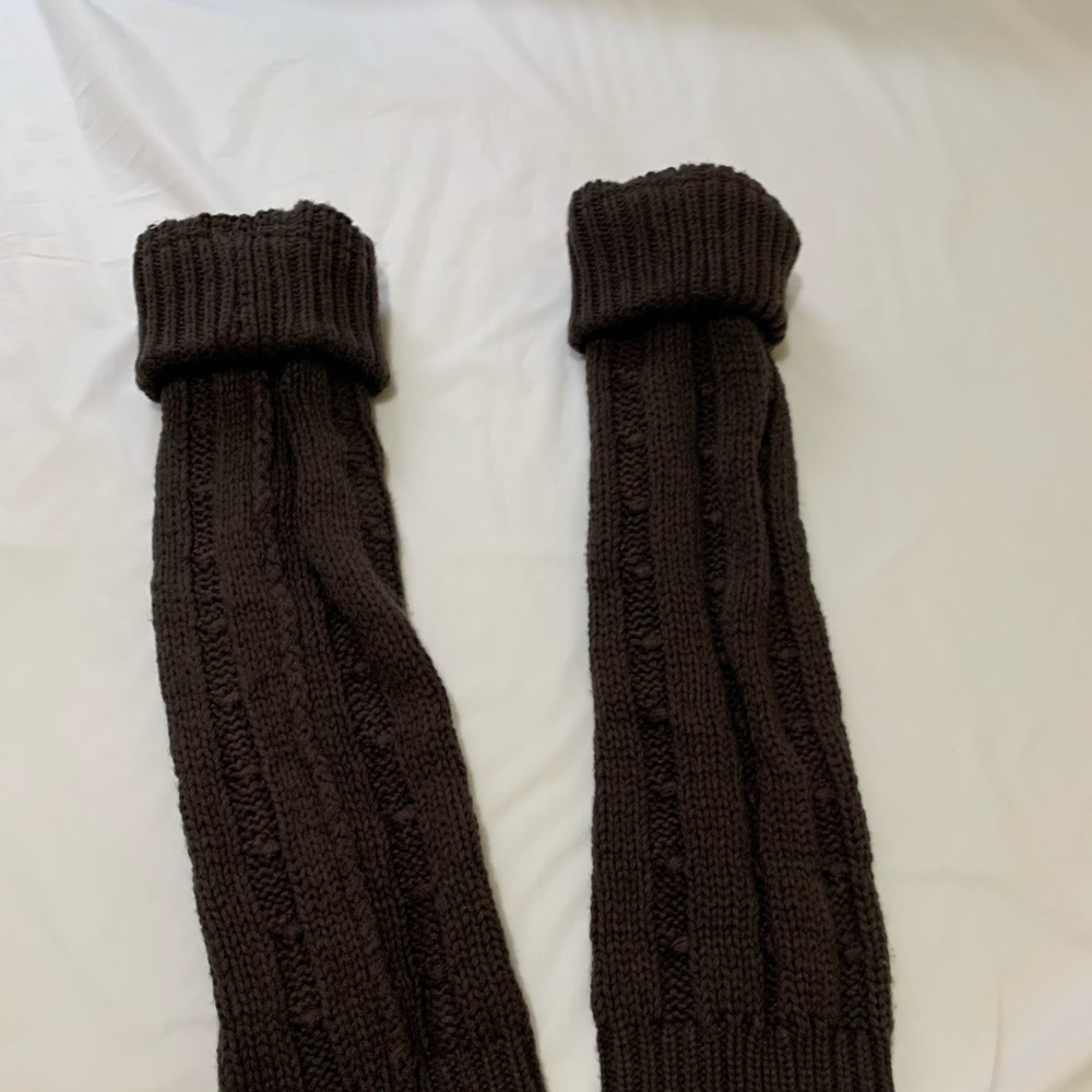 Dark Gray Thigh High Stockings